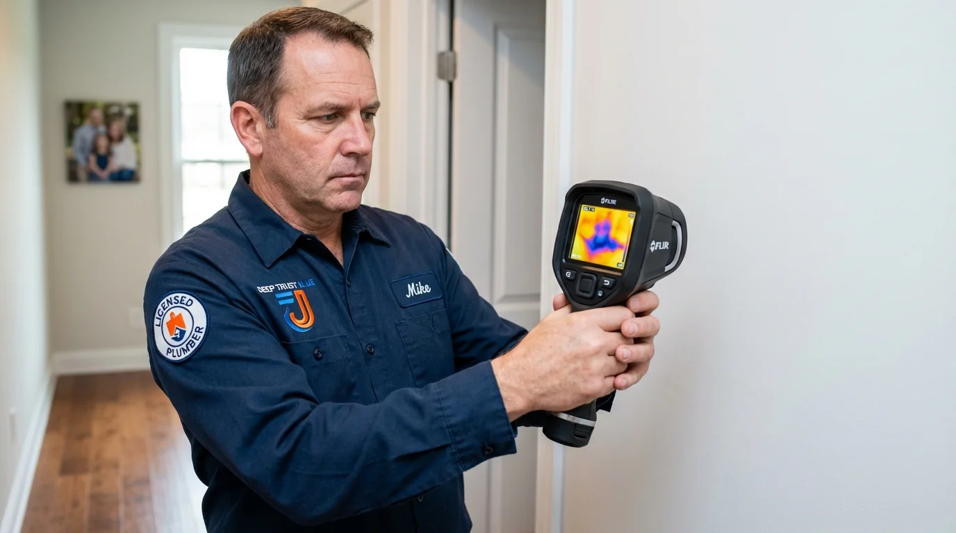Thermal imaging leak detection by Johns Plumbing LLC in Cordele